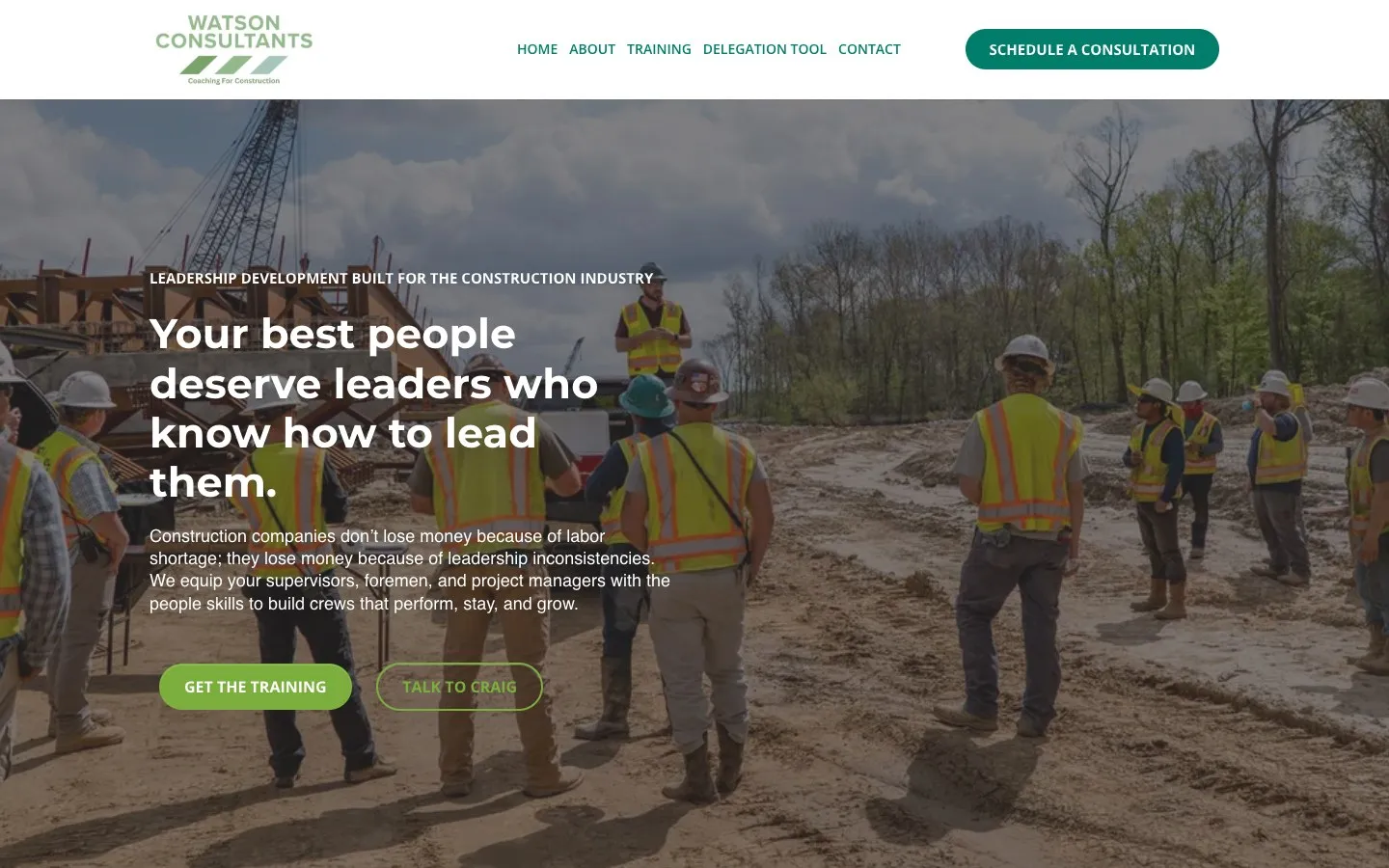 Watson Consultants homepage: Your best people deserve leaders who know how to lead them