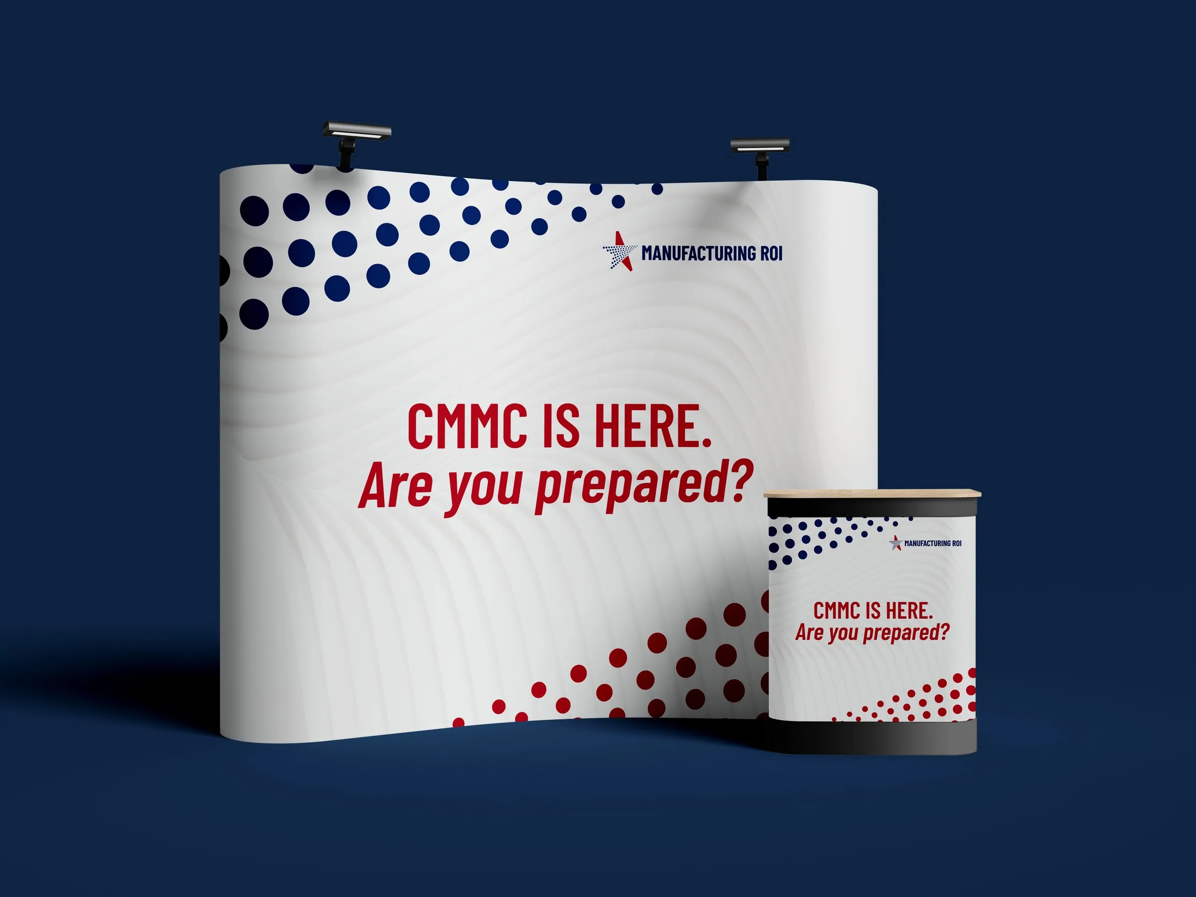 Manufacturing ROI tradeshow booth: CMMC is here. Are you prepared?